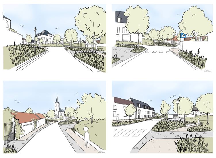 Schetsen Nukerkeplein