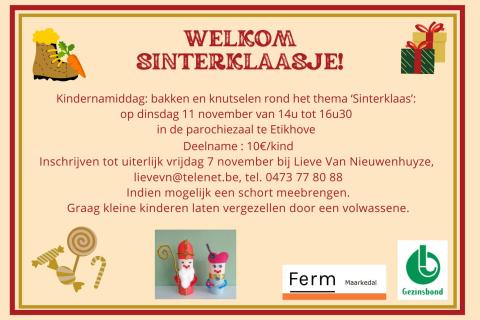 Ferm Maarkedal i.s.m. Gezinsbond - Kindernamiddag info: ann.dieryckx@telenet.be © Ferm