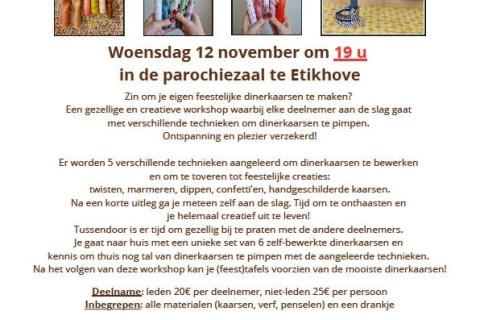 Ferm Maarkedal - Kaarsenworkshop Atelier Alltheway - info: ann.dieryckx@telenet.be © Ferm