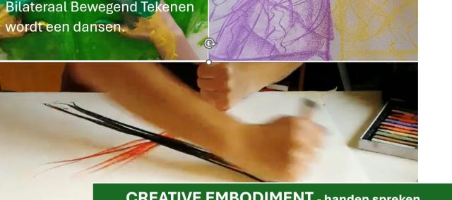 CREATIVE EMBODIMENT - laat je handen en lichaam spreken - Bilateraal Bewegend Tekenen © Els-AT