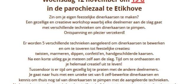 Ferm Maarkedal - Kaarsenworkshop Atelier Alltheway - info: ann.dieryckx@telenet.be © Ferm