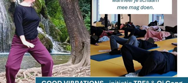 GOOD VIBRATIONS - — hoe stress reguleren — initiatie TRE® & Qi Gong © Els-AT